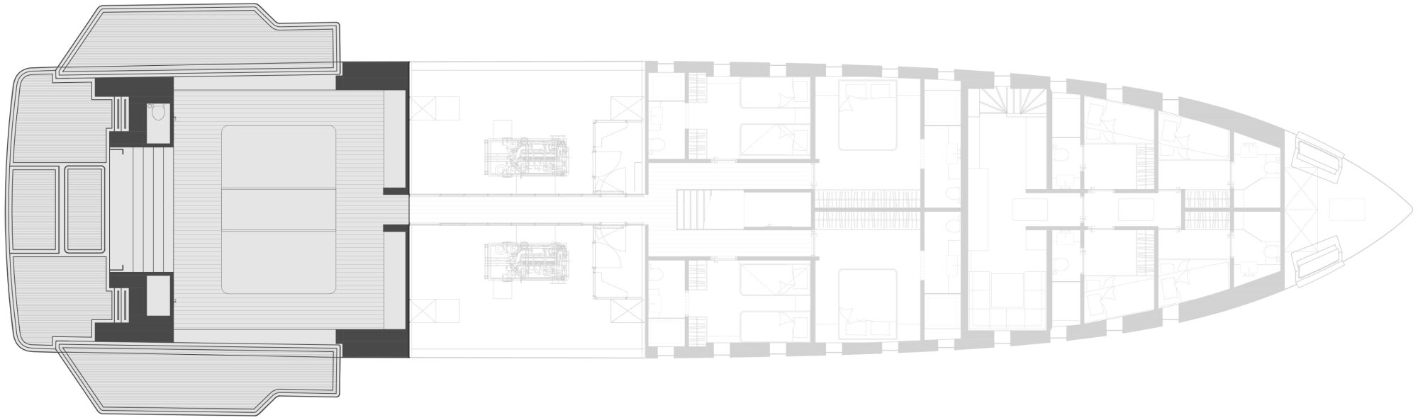 Floorplan of Sea Rover - Ground floor.