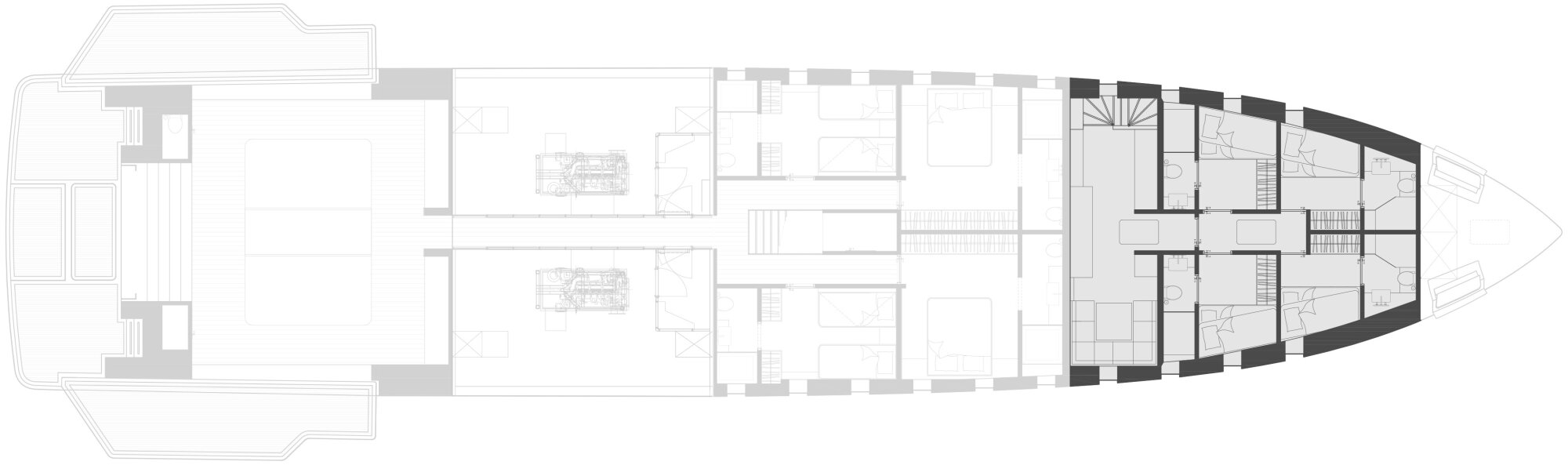 Floorplan of Sea Rover - Ground floor.